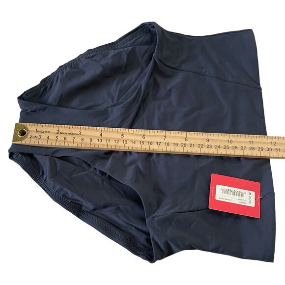 Spanx Womens High Waisted Swim Brief Size XS Sunkissed Navy Swim Bikini Bottom - Picture 9 of 9